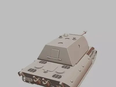 E 100 Super Heavy Tank 3D Printable Model 3D print model
