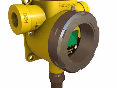 Honeywell Sensepoint XCD RTD Low Poly Low-poly 3D model