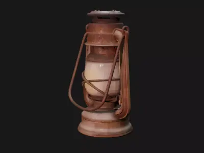 Antique Lamp  3D model