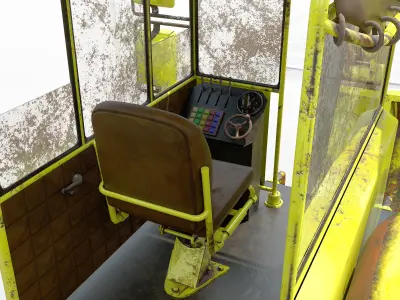 Powerful Bastard 2000 Low-poly 3D model