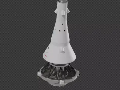 Excalibur Almaz Reusable Reentry Vehicle 3D model