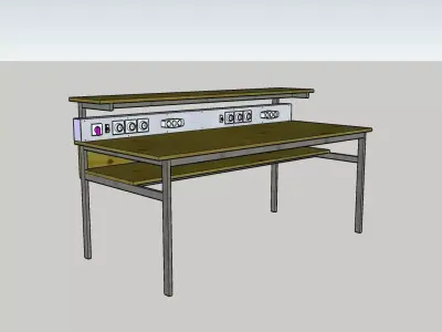 Workbench electrical 3D model