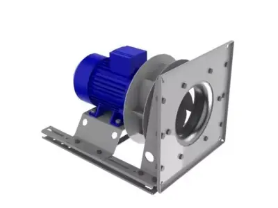 Fan Blower with Motor Free 3D model