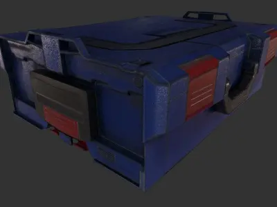 ToolBox - Low Poly box Low-poly 3D model