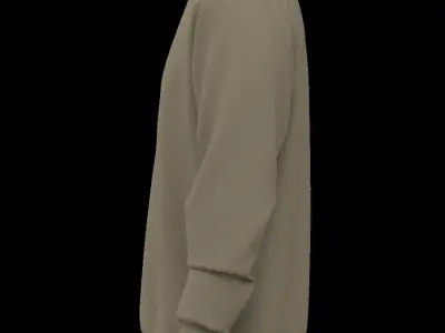 realistic sweat shirt 3d model 3D model