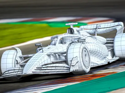 Alpine A523 F1 Team Formula 1 Season 2023 3D model