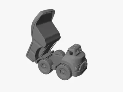 Truck Toy 3D Print model 3D model