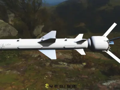 R-360 Neptune Missile Low-poly 3D model