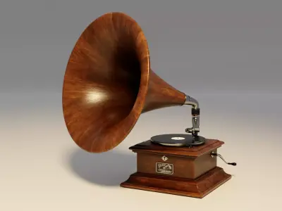 Phonograph 3D model