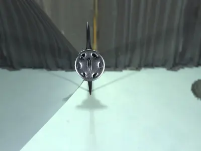 Low Poly Katana Hiroyachi Low-poly 3D model