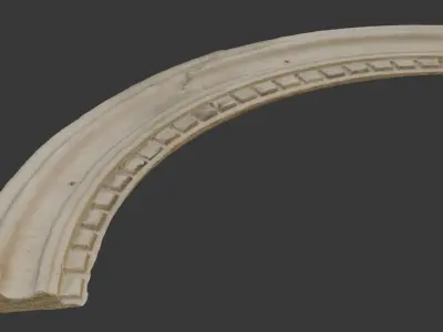 Marble Arch Fragment Scan Low-poly 3D model