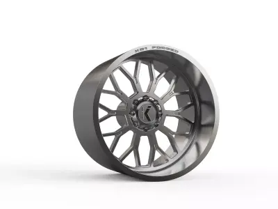 KG1 JACKED-3 WHEEL 3D MODEL 3D model