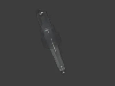 3d model sparkplug screw 3D model