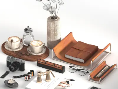 Decorative set 07 3D model