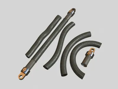 Hydraulic pipeline V2 3D model
