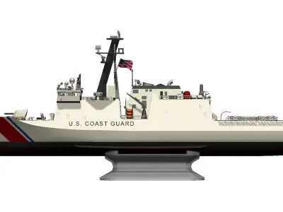 US Coast Guard Legend Class Cutter RCReady 3D print model