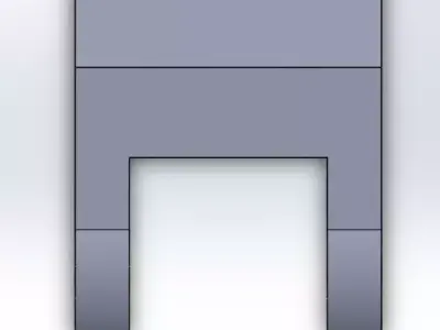 Heavy Duty Angle Pivot Bracket Support 3D model