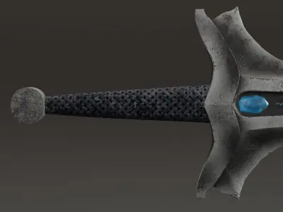 Ancient Sword Free low-poly 3D model purchase