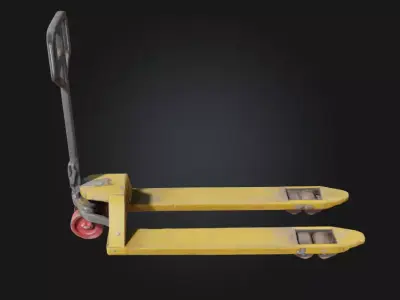 Pallet Jack  Industrial Mobility in Compact Form 3D model
