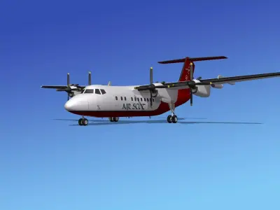 Dehavilland DHC-7 Air Scot 3D model
