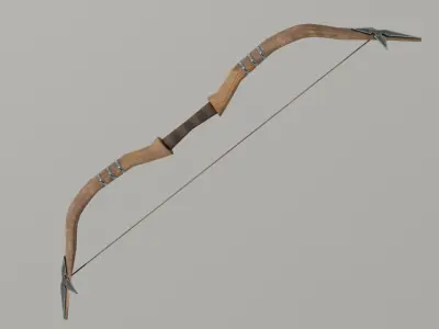 Starter Weapon Set Low-poly 3D model