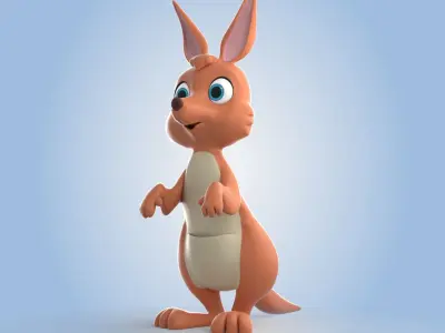 Kangaroo 3D model purchase