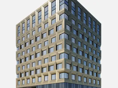 Commercial building 4 3D model