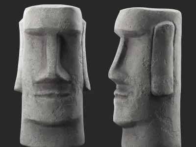 Moai Idol  3D model