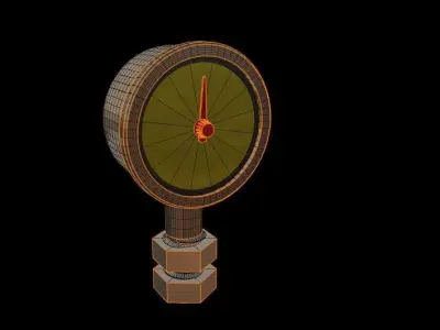 Pressure Gauge 3D model purchase