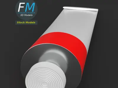 Paint tube 3D model