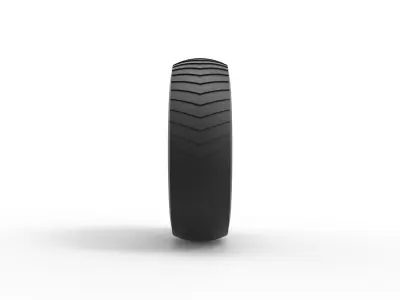 Rear wheel of Small block Pulling tractor Scale 1 to 25 3D print model