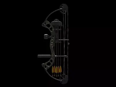 URSA Compound Bow Model Realistic Archery Equipment Game Ready Low-poly 3D model