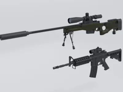Weapon Pack 3D model