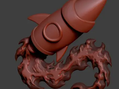 Rocket Model 3D print model