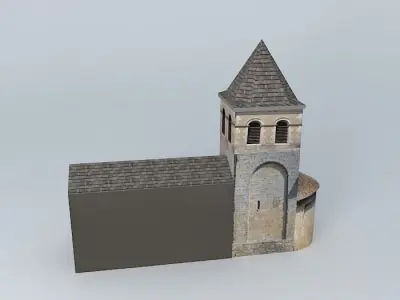 Church Jalmontiers Free 3D model