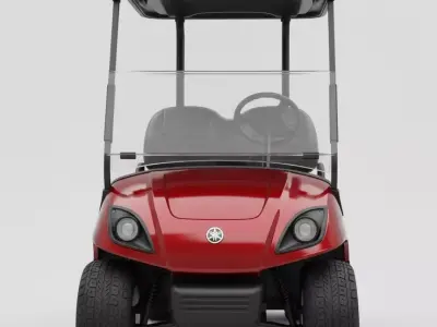 The Modern Yamaha Golf Cart 3D model