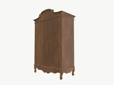 Wardrobe Low-poly 3D model shop
