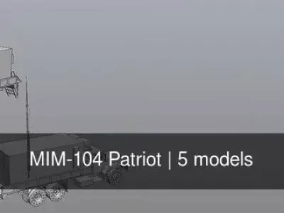 MIM-104 Patriot 3D Model Pack