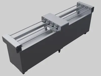 Automatic rotating barbecue machine 3D model