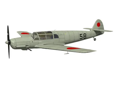 messerschmitt bf108 Taifun 3D model buy