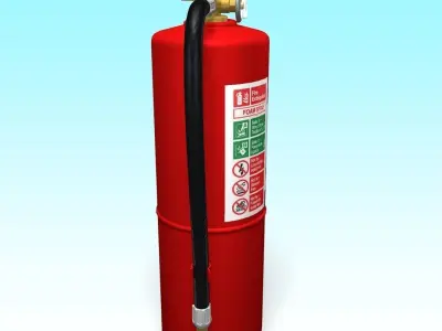Fire Extinguisher 3D model 13
