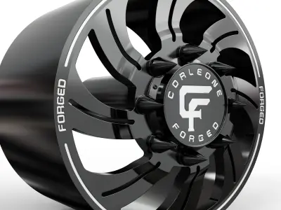 corleone front siegel dually wheel  3D print model