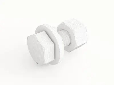 Screw 28 3D model