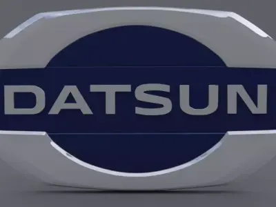 datsun logo 3D model