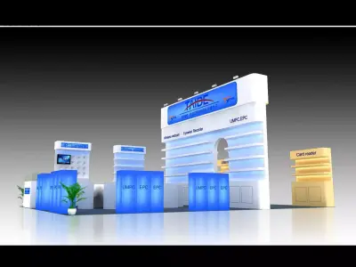 Exhibition - Area -6X9-3DMAX2009-028 3D model