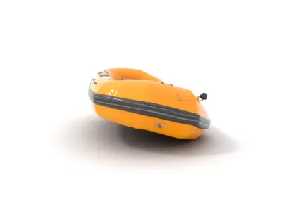 Vibrant Raft model pack Low-poly 3D model