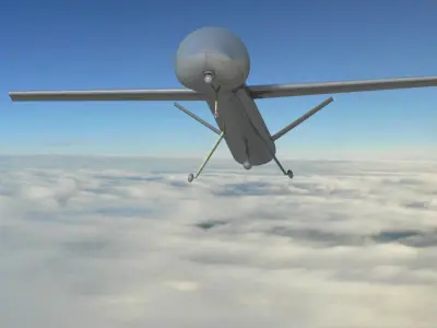 UAV AIRPLANE 3D model
