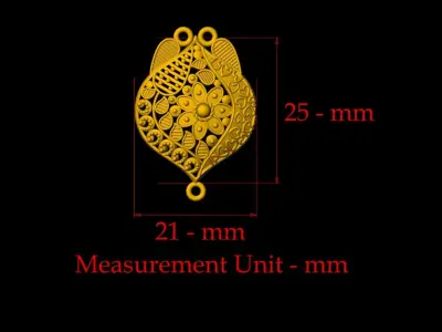 Designer Matt Pendant - 0095  3D print model