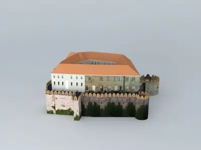Castle of Siklos Free 3D model