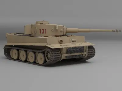 Panzerkampfwagen VI Tiger 131 3D model